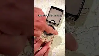 Map & Compass 101. How to take a bearing on a map. #camping #survival #survivalskills #bushcraft