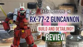 GunCannon RX-77 HG Build and Review - Complete Gunpla kit review and guide