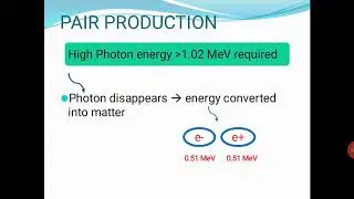 Pair production and photodisintegration