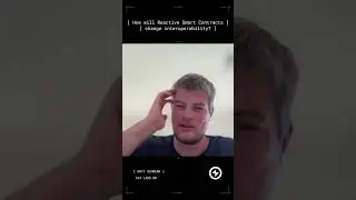 How will Reactive Smart Contracts change interoperability? Matt Schmenk from Ava Labs