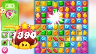 Candy Crush Jelly Saga Level 1390 || Hard Level || 3 Stars 🌟🌟🌟