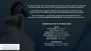 ⭐ Breaking records: The deepest underwater model photoshoot ever! ⭐