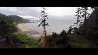 Indian Beach, Ecola State Park, Oregon (Aerial Video - FlyWorx)