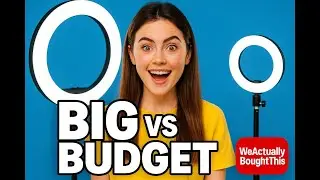 Cheap vs Pro Ring Light &ndash; The Difference is HUGE [Neewer VS Sensyne]