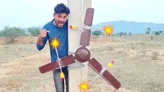 Rockets on ceiling fan | Rocket vs fan 