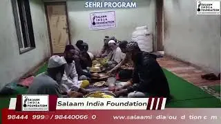Sehri Program During Ramadan | SIF Charitable Trust | Salaam India Foundation | Fundraising