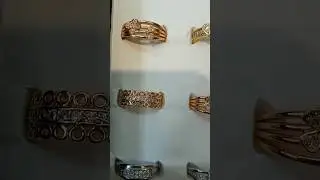gold and silver ring collection #goldrings #silverrings #dimondring #ringforher #rings#anguthi