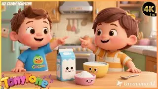🍦 New Freeze Freeze Ice Cream Song ❄️ | Fun Kitchen Song for Kids 🎶