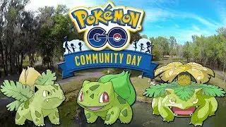 SHINY BULBASAUR! Pokemon GO Community Day | March 2018