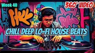 [LIVE 360] Lo-Fi House Music Mix 2025 🌙 | Chill Deep House Beats for Relaxing & Studying