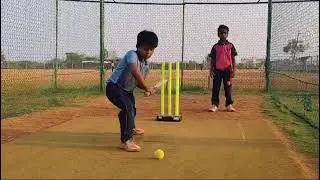 Our little champs practice Roll ball