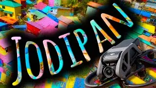 Jodipan rainbow village, Jawa. One-shot FPV