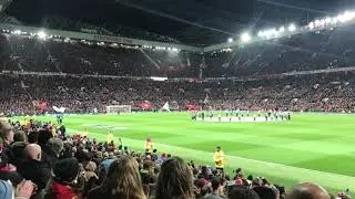 Manchester United vs Sevilla FC UEFA Champions League anthem