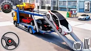 Car Truck Transporter Simulator - Multi Cars Transport 3D Vehicles - Best Android GamePlay #2