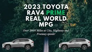 Тест расхода топлива Toyota Rav4 Prime в реальных условиях. 2844-мильное путешествие. #toyota #ми...