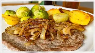 Zwiebelrostbraten - Ein Festessen auf die Schnelle