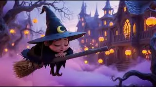 Witch Sleeping on Broom Sleep Music Halloween Deep Fast Asleep Relax Meditation Sleepy Spooky Sound