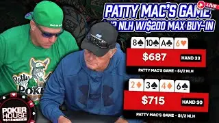 $1/2 NLH - PATTY MAC's GAME | PHFW LIVE
