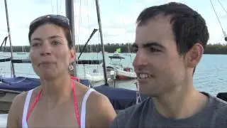2013 ISAF Sailing World Cup Miami - Luke Ramsay & Nikola Girke (CAN) Interview