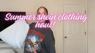 SUMMER SHEIN CLOTHING HAUL | flowy tops, skirts, sandals, and etc…