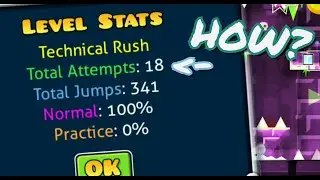 ДЕМОН ЗА 18 ПОПЫТОК И БЕЗ ПРАКТИКИ!? Technical Rush by LeX97 | (10* Easy)
