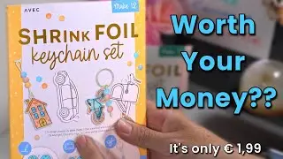 #299 Testing a Cheap Shrink Plastic Keychain Kit (How hard can it be!?) Is it even Worth Your Cash?
