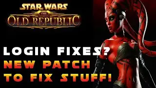 Исправление входа в игру? Новый патч, ВОЗМОЖНО, исправит проблему! (НОВОСТИ SWTOR)