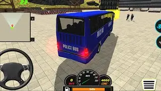 US Police Bus Mountain Driving Simulator - Cop Transport Game ⚡⚡⚡ Android gameplay