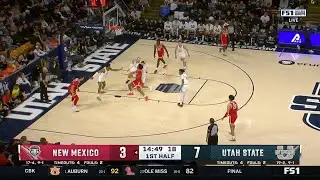 HIGHLIGHTS: New Mexico's 82-63 win at Utah State!