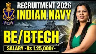 INDIAN NAVY RECRUITMENT 2026 | SSC OFFICER | 260 POSTS | BE/BTECH | SALARY- ₹ 1,25,000/-|| FRESHERS