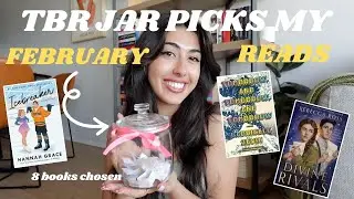 TBR prompt jar chooses my February reads 🫙📚💌 [February TBR]