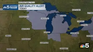 What is the air quality in Chicago, and when will it get better?