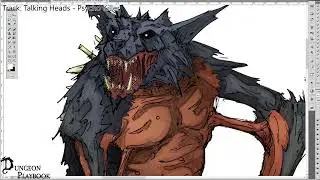 Carnage Demon 4 - Hezrou Time Lapse Painting