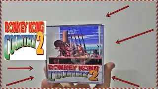 DIORAMA 3D NO CUBO - DONKEY KONG COUNTRY 2