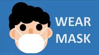 DESIGNING CARTOON CHARACTER FACE WITH MASK USING POWERPOINT
