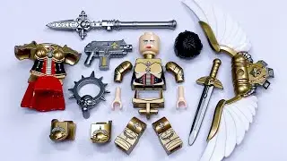 Кастомная фигурка LEGO Warhammer 40K Сестры Битвы Святой Селестина | Неофициальные минифигурки LEGO