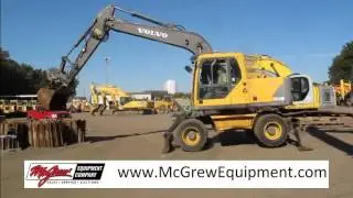 VOLVO EW160B MOBILE EXCAVATOR