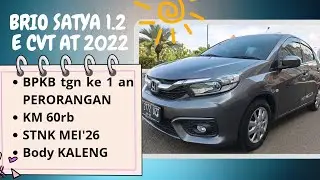 #SOLDOUT# Dijual Mobil SECOND HONDA BRIO SATYA 12 E CVT AT 2022#mobildijual #iklanmobil #hondabrio 