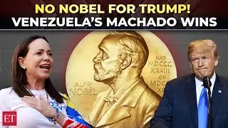 'Award goes to...': Trump loses out on Nobel Peace Prize 2025, Venezuela&rsquo;s Maria Corina Machado wins