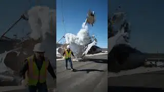 Jet loading gone wrong &mdash; it slipped, crashed and sparked!