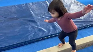 Toddler gymnastics class