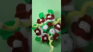 hand made item#viral video#pipe cleaners #gift#diy flowers#cute items