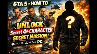 GTA 5 - How to Unlock Secret 4th Character Secret Mission! PS5, PS4,Raw Gaming Live  #shortfeed