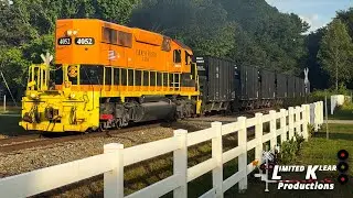 Carolina Coastal Railway 114.08 Solo LHF SD40-2 4052 with sweet K5LA & Smoke show 