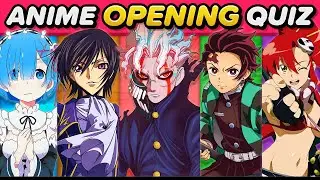 ANIME OPENING QUIZ 🔊🎶 Can you guess the Anime? 🔥