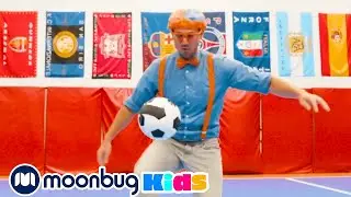 Soccer Song | Sing With Blippi | Blippi | Kids Songs | Moonbug Kids