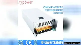 18CH 5V 40A 12V 20A 24V 10A CCTV Power Supply Box Monitor Power Supply AUTO-RESET / Switch Power Sup