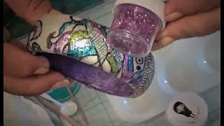Micro Glitter Painting with 