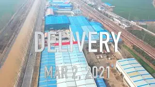 Delivery of waste recycling pyrolysis plant on Mar 2, 2021