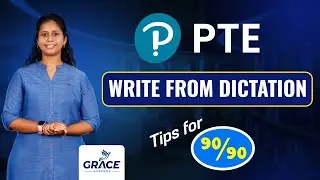 WRITE FROM DICTATION - PTE | Malayalam | Tips & Strategy for 90/90  | Best PTE Institute